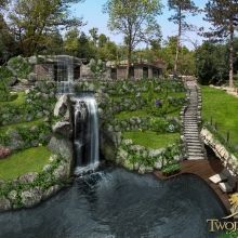  woda wodospad oczko jacuzzi woda w ogordzie ogrod marzen magiczny ogrod projektowanie wykonanie